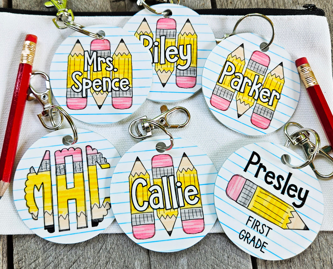 Back To School Backpack Bag Tags