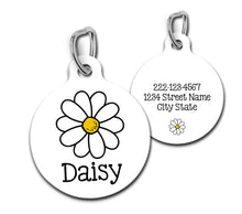 Load image into Gallery viewer, Personalized Daisy Pet ID Tag
