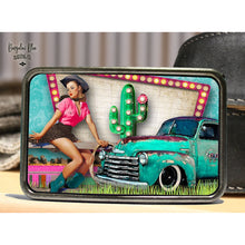 Load image into Gallery viewer, Boho Ropin Retro Cowgirl Belt Buckle
