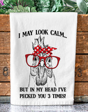 Load image into Gallery viewer, Funny Chicken Tea Towel
