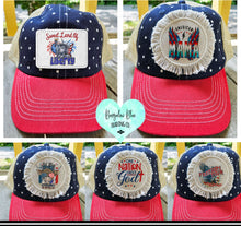 Load image into Gallery viewer, Patriotic Trucker Hats For The 4th Of July
