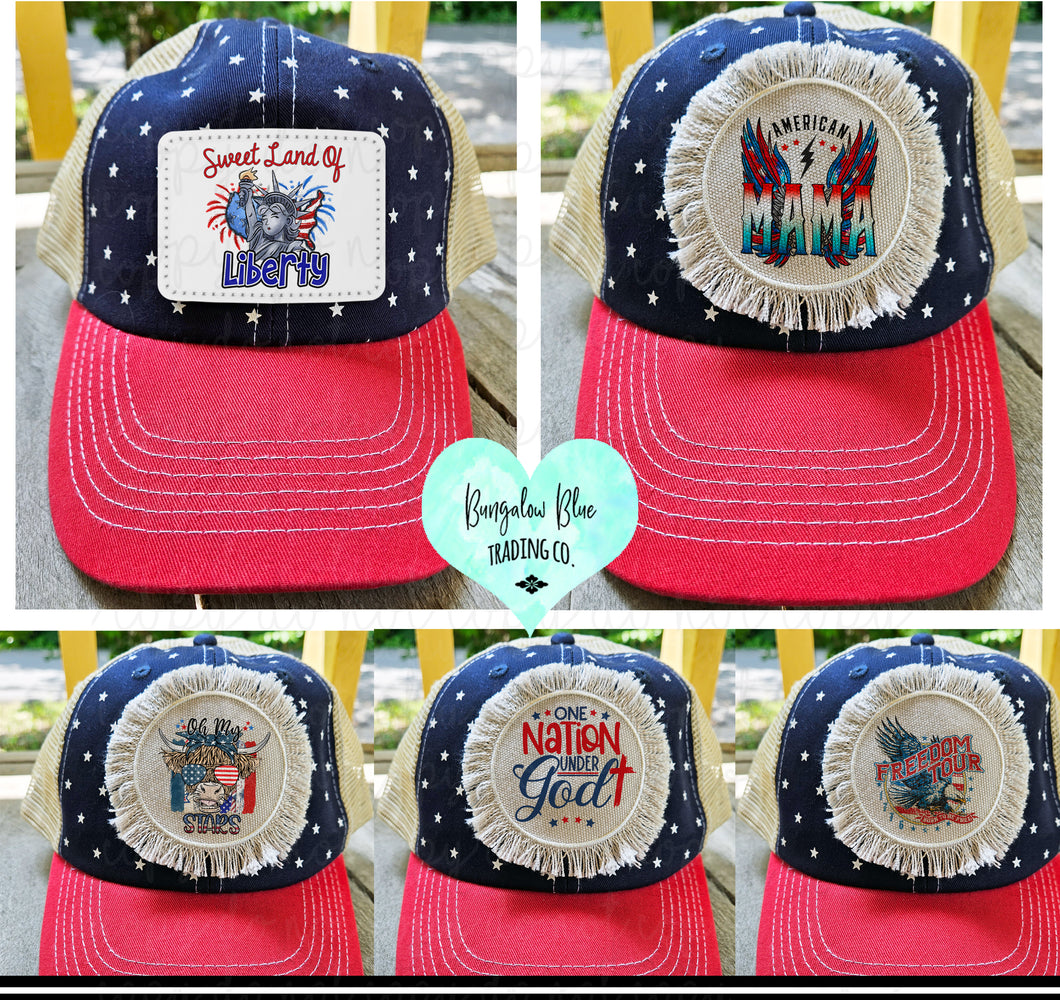 Patriotic Trucker Hats For The 4th Of July