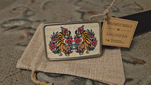 Load and play video in Gallery viewer, Floral Tiger Belt Buckle
