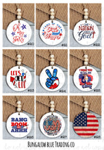 Load image into Gallery viewer, 4th of July Car Charms &amp; Keychains
