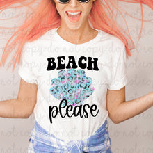 Load image into Gallery viewer, Beach Please Leopard Shell Digital Design Download
