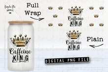 Load image into Gallery viewer, Caffeine King Skellie Digital Download

