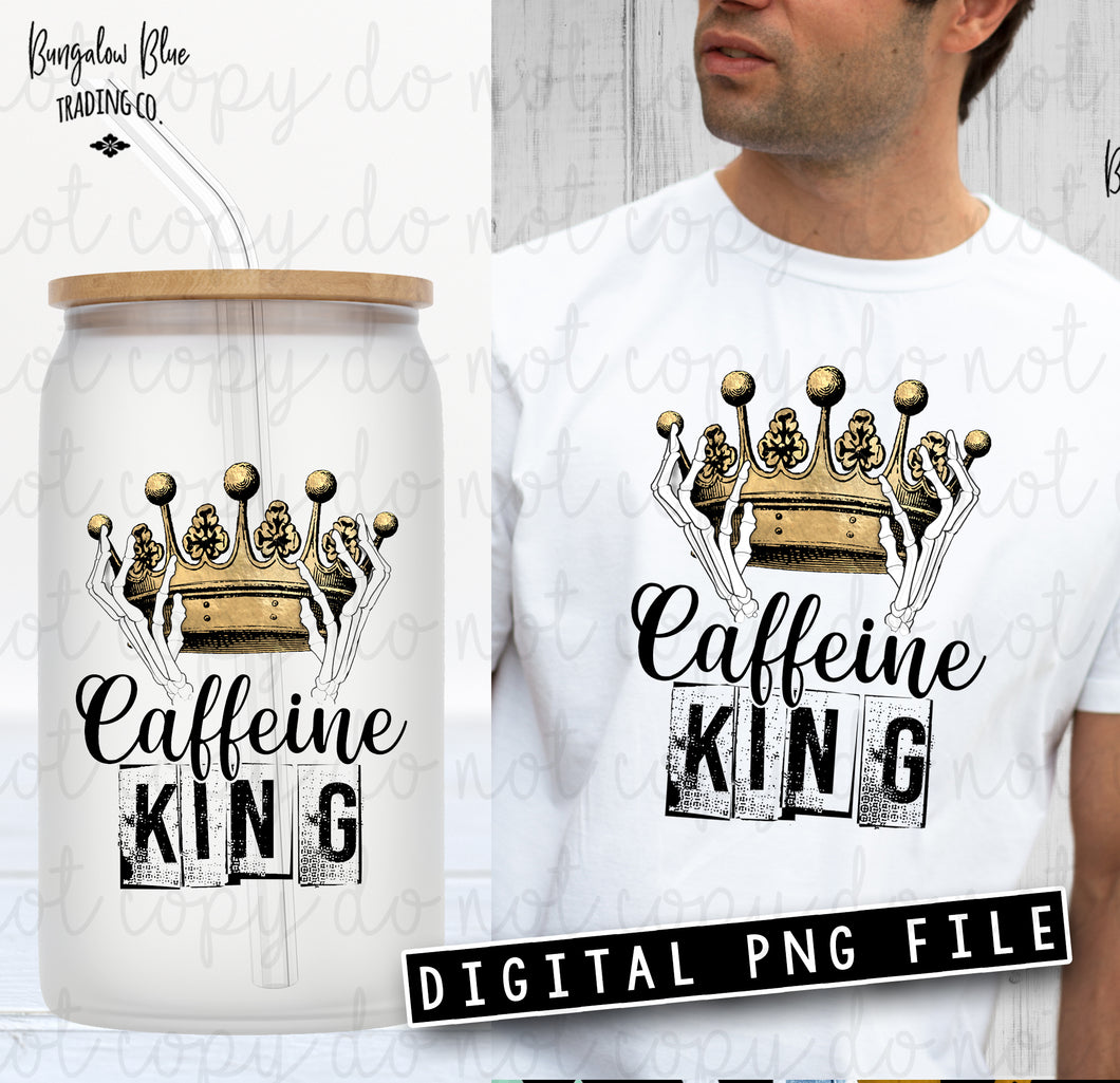 Caffeine King Skellie Digital Download