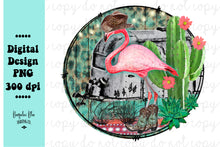 Load image into Gallery viewer, Flamingo Cowboy Digital Download
