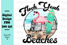 Load image into Gallery viewer, Flock Yeah Sunglasses Flamingo Digital Design Download
