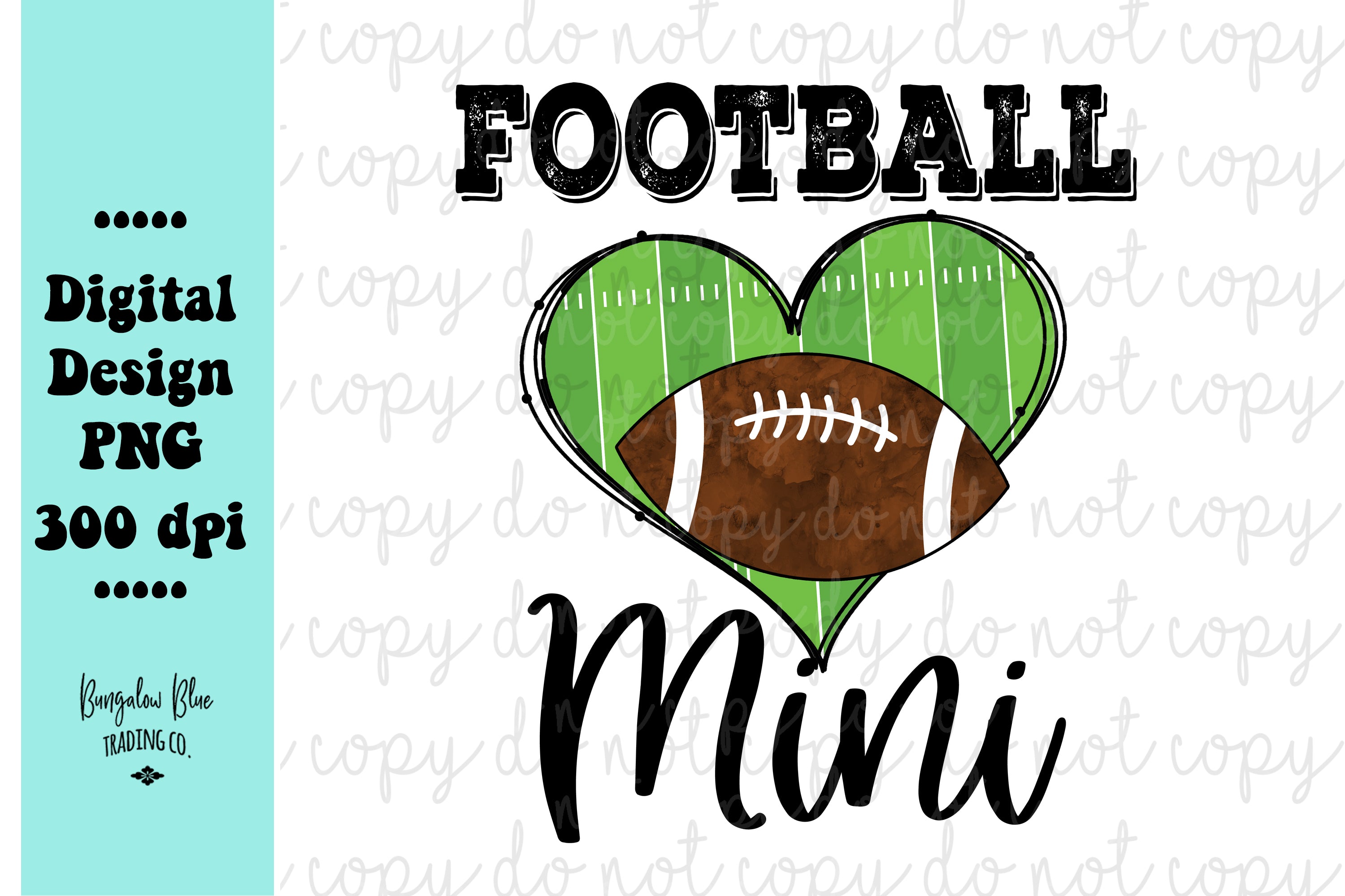 Football Mini Digital Download – Bungalow Blue Trading Co