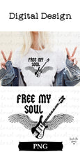 Load image into Gallery viewer, Free My Soul Guitar Wings Digital Download
