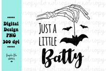 Load image into Gallery viewer, Just A Little Batty Single Color Digital Download
