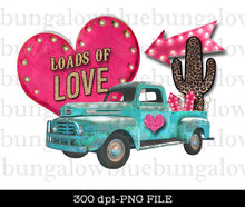 Load image into Gallery viewer, Loads of Love Pink Valentine Truck Digital Download
