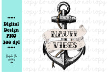 Load image into Gallery viewer, Nauti Vibes Nautical Anchor - Digital Download

