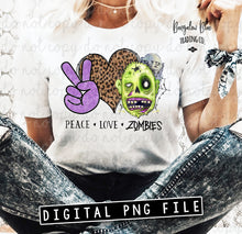 Load image into Gallery viewer, Peace Love Zombies Digital Download
