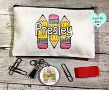 Load image into Gallery viewer, Back To School Pencil Bag Sets - Personalized Student
