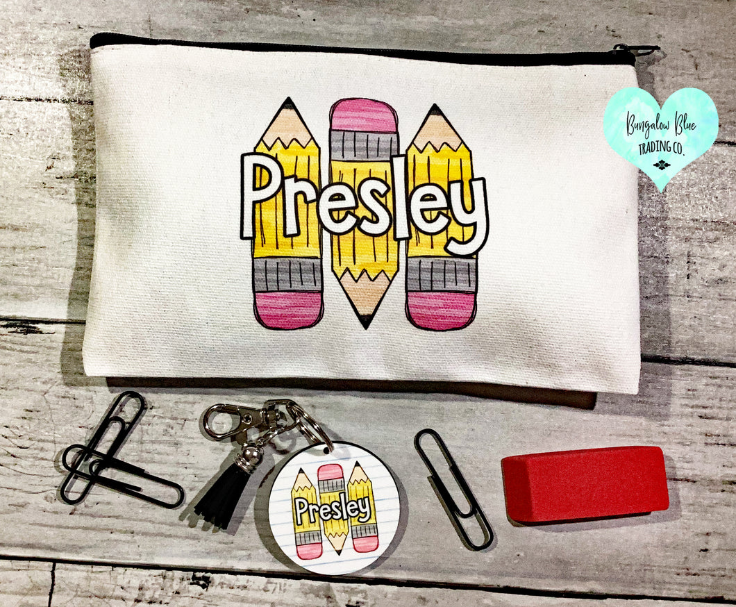 Back To School Pencil Bag Sets - Personalized Student