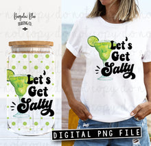 Load image into Gallery viewer, Margarita Glass Can Tumbler Wrap Digital Download
