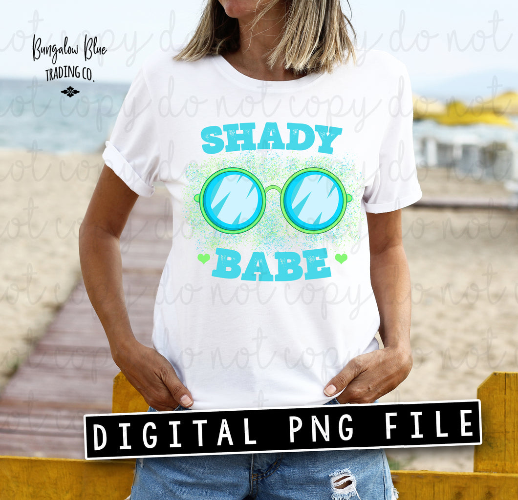 Shady Babe Beach Sunglasses - Digital Download