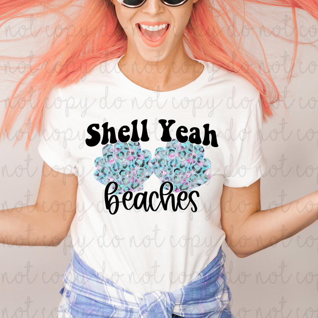 Shell Yeah Beaches Digital Design Download