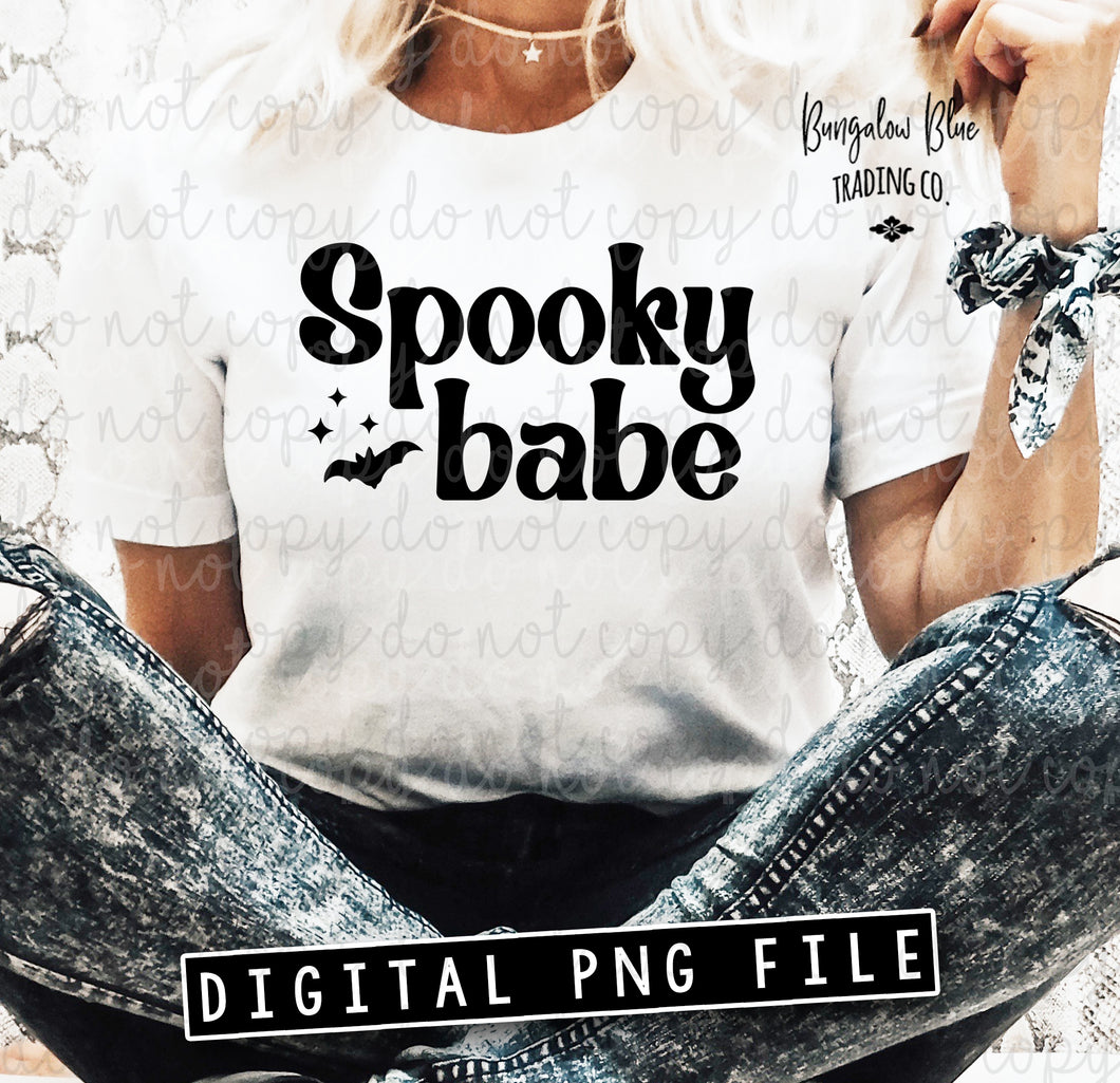 Spooky Babe Halloween Digital Download