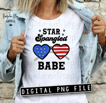 Load image into Gallery viewer, Star Spangled Babe 4th of July Sunglasses Digital Download
