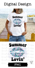Load image into Gallery viewer, Summer Lovin&#39; Leopard Lips Digital Design Download
