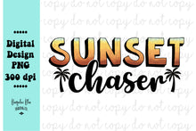 Load image into Gallery viewer, Sunset Chaser Glass Can Tumbler Wrap Digital Download - Palm Tree
