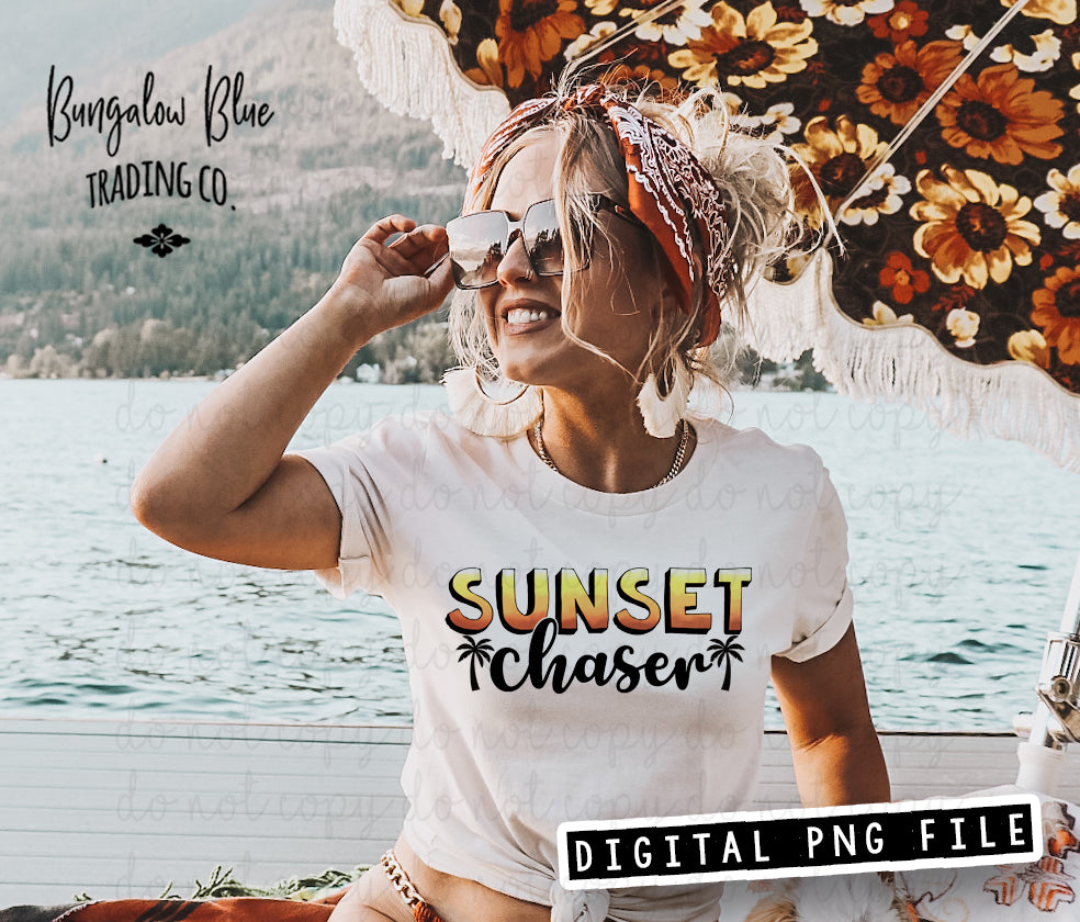 Sunset Chaser Digital Design Download