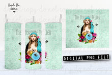 Load image into Gallery viewer, The Fortune Teller Flapper 20 oz Skinny Tumbler Wrap Digital Download
