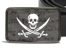 Load image into Gallery viewer, Pirate Flag Belt Buckle
