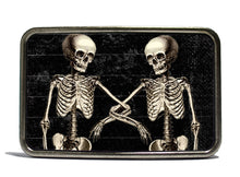 Load image into Gallery viewer, Skeleton Friends Belt Buckle - Skellie Duo Design
